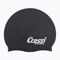 Cressi Silicone swimming cap black XDF220