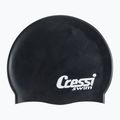 Cressi Silicone swimming cap black XDF220 2