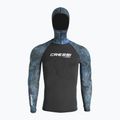 Men's Cressi Cobia Hunter camo blue swimming longsleeve 2