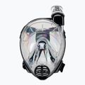 Cressi Duke Dry full face mask for snorkelling clear and black XDT000050 2