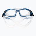 Cressi Galileo blue metal swim mask DE205055 5