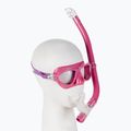 Cressi Moon Kid + Top Light children's diving set pink DM200740 2