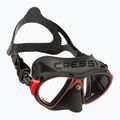 Cressi Zeus diving mask black/red 6