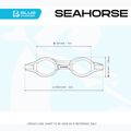 Cressi Seahorse grey/white/pink children's swim goggles 8