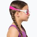 Cressi Starfish children's swimming goggles white/pink 5