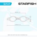 Cressi Starfish green/azure children's swim goggles 2