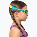 Cressi Starfish green/azure children's swim goggles 5