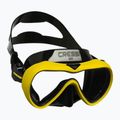 Cressi A1 Anti Fog diving mask black/yellow