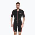 Men's Cressi Lido Shorty 2 mm black/red wetsuit