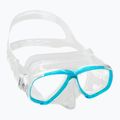 Cressi Perla clear blue diving mask DN207963 6