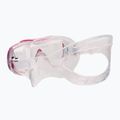 Cressi Estrella pink and clear diving mask DN340040 4