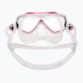 Cressi Estrella pink and clear diving mask DN340040 5