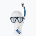 Cressi Quantum + Itaca Ultra Dry snorkelling set blue DM400020