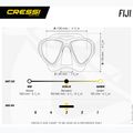 Cressi Fiji diving mask black/blue 6