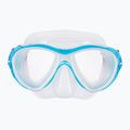 Cressi Samoa clear/aquamarine diving mask 2