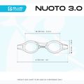 Cressi Nuoto 3.0 pink/clear swim goggles 4