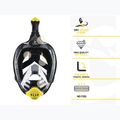 Cressi Bali Full Face snorkelling mask black/grey 5