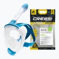 Full-face snorkelling mask Cressi Java Full Face clear/blue 8