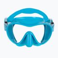 Cressi F1 Small turquoise diving mask 2
