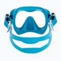 Cressi F1 Small turquoise diving mask 4