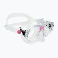 Cressi Marea + Seal Dry Jr dive set clear/pink 2