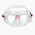 Cressi Marea + Seal Dry Jr dive set clear/pink 4
