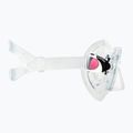 Cressi Marea + Seal Dry Jr dive set clear/pink 5