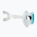Cressi Estrella + Seal Dry clear/aquamarine diving set 5