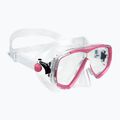 Cressi Estrella + Seal Dry clear/pink diving set 2