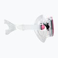 Cressi Estrella + Seal Dry clear/pink diving set 5