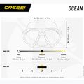 Cressi Ocean diving mask black/blue 5