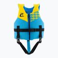 Children's swimming vest Cressi Froggy azure/yellow