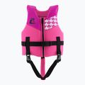 Children's swimming vest Cressi Froggy pink/lilac