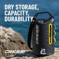 Waterproof bag Cressi Ocelot Dry Bag 20 l black/yellow 7