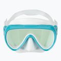 Women's diving mask Cressi Honey 420 UV white/aquamarine/blue/orange 2