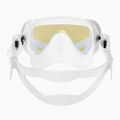 Women's diving mask Cressi Honey 420 UV white/white/yellow/blue 4