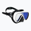 Women's diving mask Cressi Honey 420 UV black/white/yellow/blue