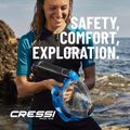 Full-face snorkelling mask Cressi Komodo Full Face blue/black 14