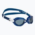 Swim goggles Cressi Flash blue metal/white smoked