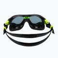 Swim mask Cressi Cobra black/black/lime smoked 4