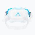 Cressi Piumetta children's snorkelling mask silver-blue DN200563 5