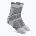 Mico Medium Weight Extra Dry Trek Crew grey trekking socks CA03058