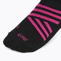Ski socks Mico Heavy Weight Superthermo Primaloft Merino Ski nero fucsia 3