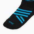 Ski socks Mico Heavy Weight Superthermo Primaloft Merino Ski nero turchese 3