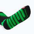 Ski socks Mico Heavy Weight Superthermo Primaloft Merino Ski nero verde fluo 4