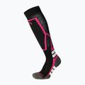 Children's ski socks Mico Medium Weight Warm Control Ski nero/fucsia