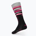 Women's ski socks Mico Light Weight Superthermo Natural Merino Ski nero/fucsia fluo 2