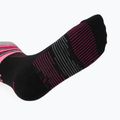 Women's ski socks Mico Light Weight Superthermo Natural Merino Ski nero/fucsia fluo 4