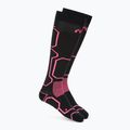 Ski socks Mico Medium Weight Warm Control Ski nero fucsia fluo