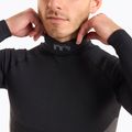Men's Mico M1 Mock Neck thermal T-shirt black IN07021 3